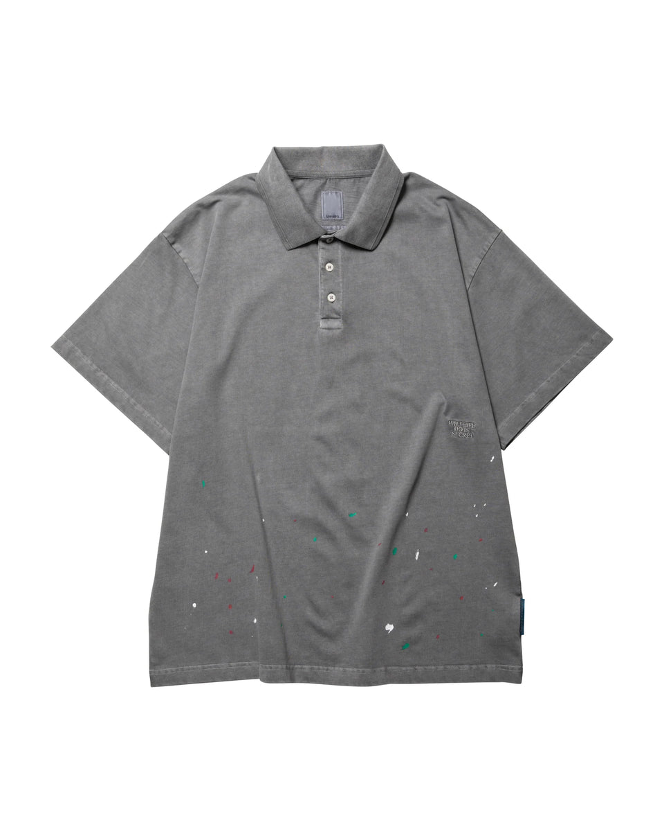 Liberaiders 】PIGMENT DYED POLO SHIRT / Black – TOKIS