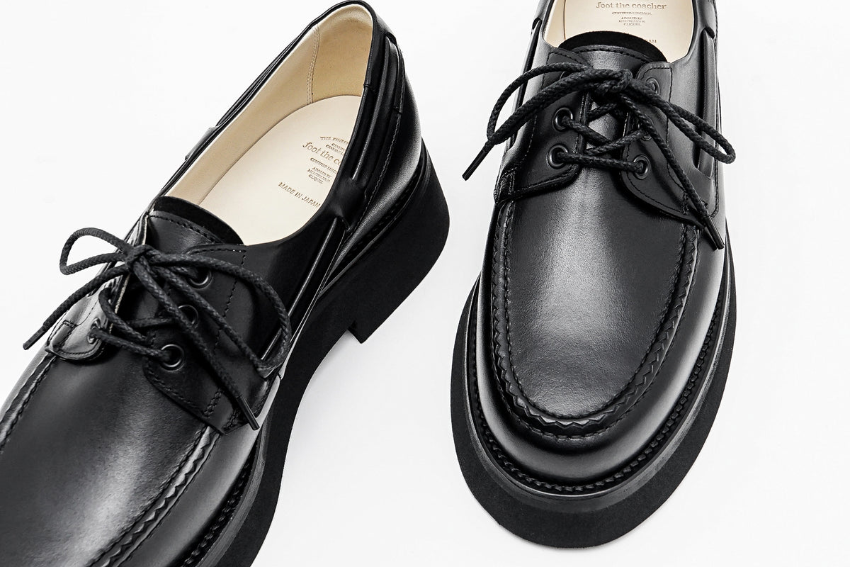 foot the coacher / フットザコーチャー】THE BOAT SHOES / Black – TOKIS