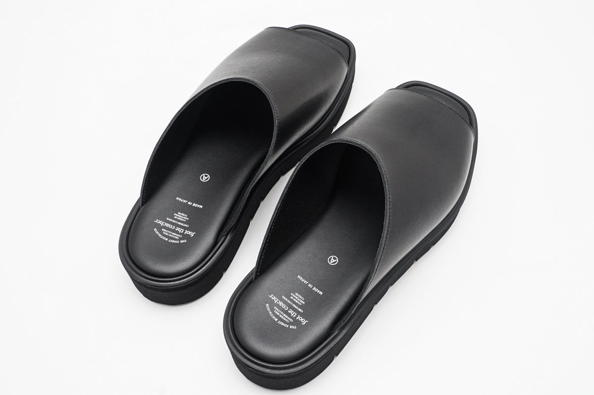 foot the coacher / フットザコーチャー】VAMP SANDALS / Black – TOKIS