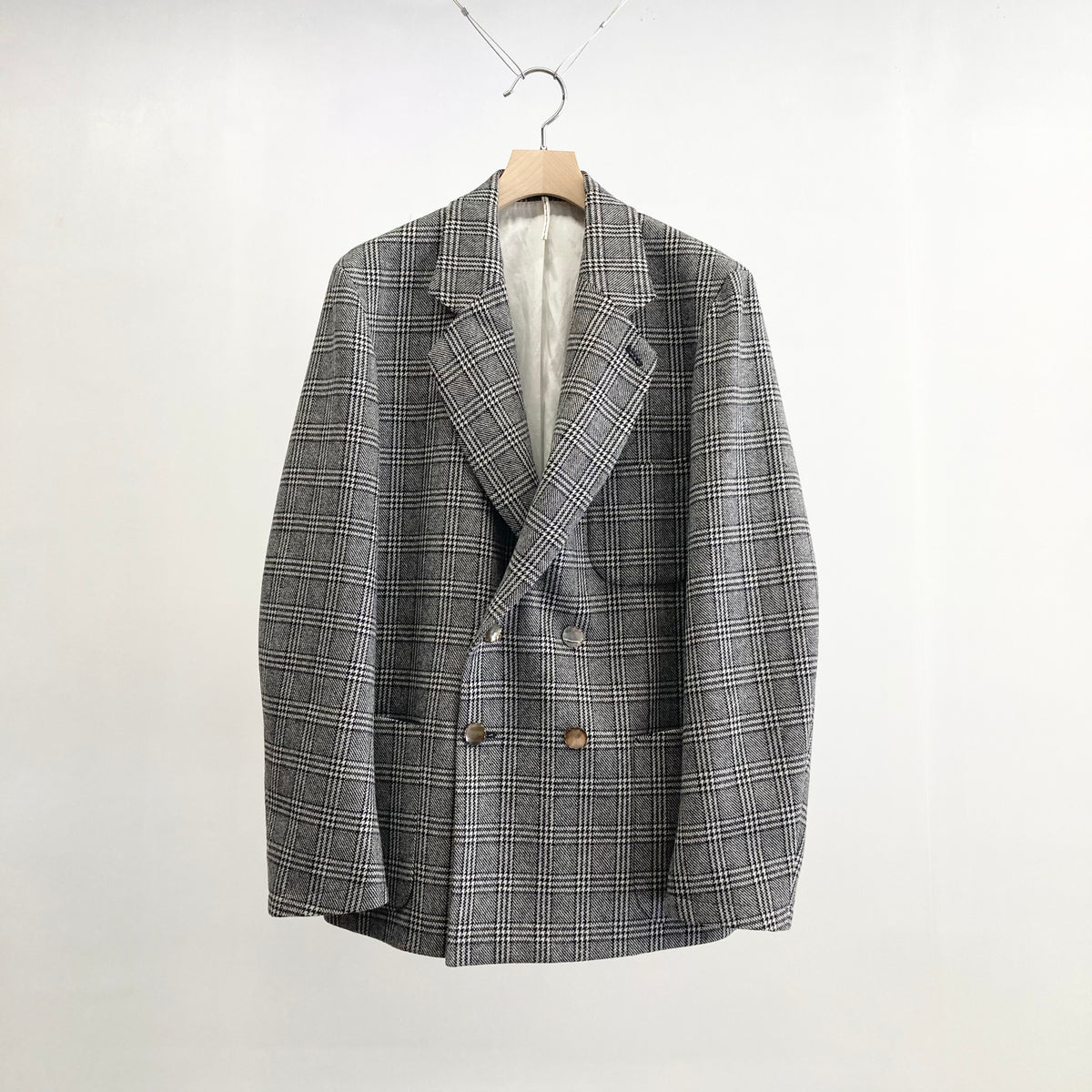 m's braque】W4B COMFORT LOOSEN JACKET with LINING / Glen m's braque】W4B COMFORT LOOSEN JACKET with LINING / Glen