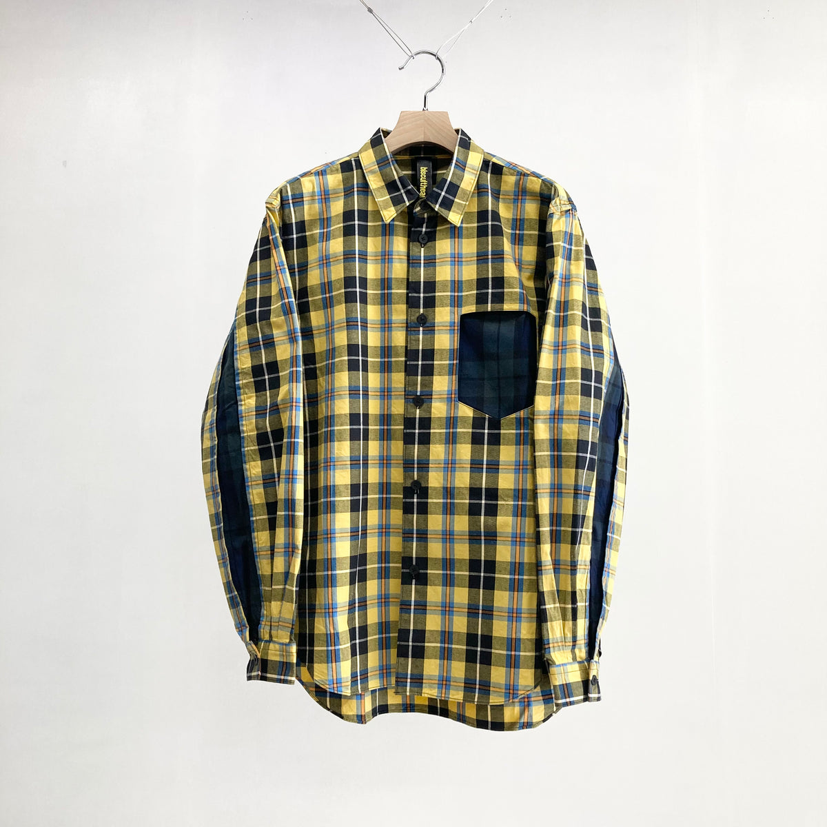 【biscuithead / ビスケットヘッド】INVERTED PLEATS SHIRT / Yellow Tartan – TOKIS