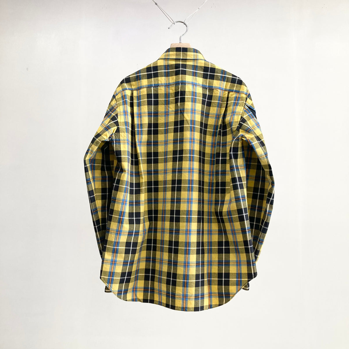 biscuithead / ビスケットヘッド】INVERTED PLEATS SHIRT / Yellow Tartan – TOKIS