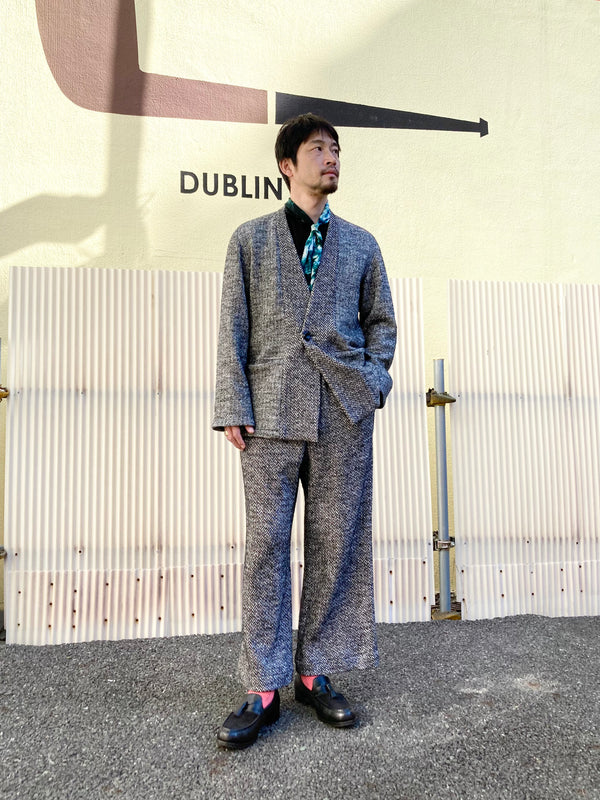 【m's braque】EASY PANT / Herringbone