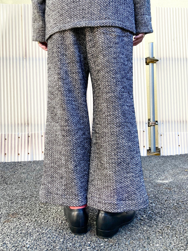 【m's braque】EASY PANT / Herringbone