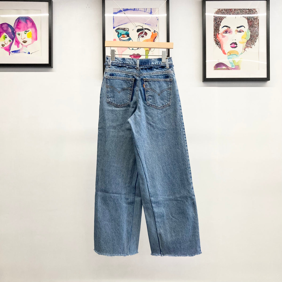 RIVER 】LEVIS REMAKE DENIM - EASY WIDE - / Blue – TOKIS