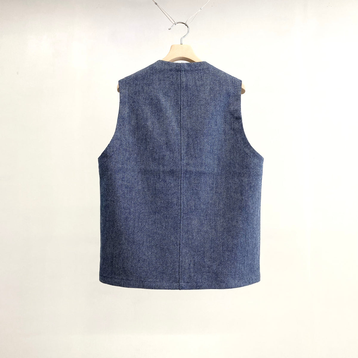 frank leder / フランクリーダー】BLUE WOOL VEST / Blue – TOKIS