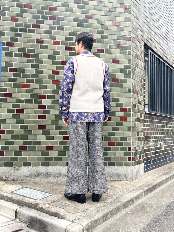 【m's braque】EASY PANT / Herringbone