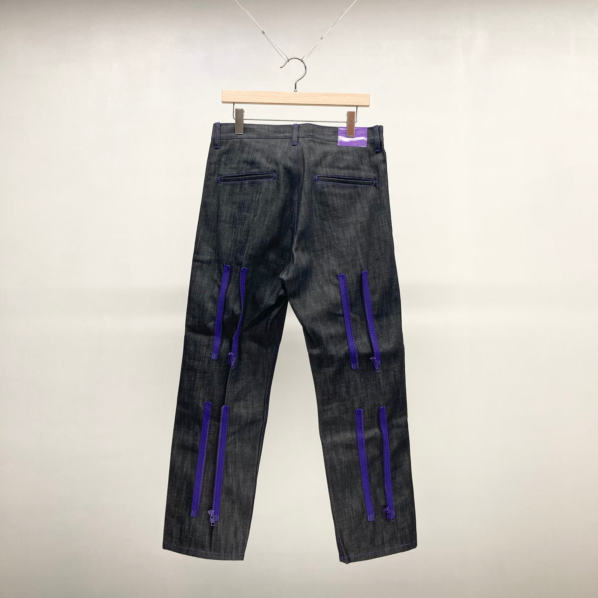 biscuithead / ビスケットヘッド】ZIP JEANS / 黒×紫 – TOKIS