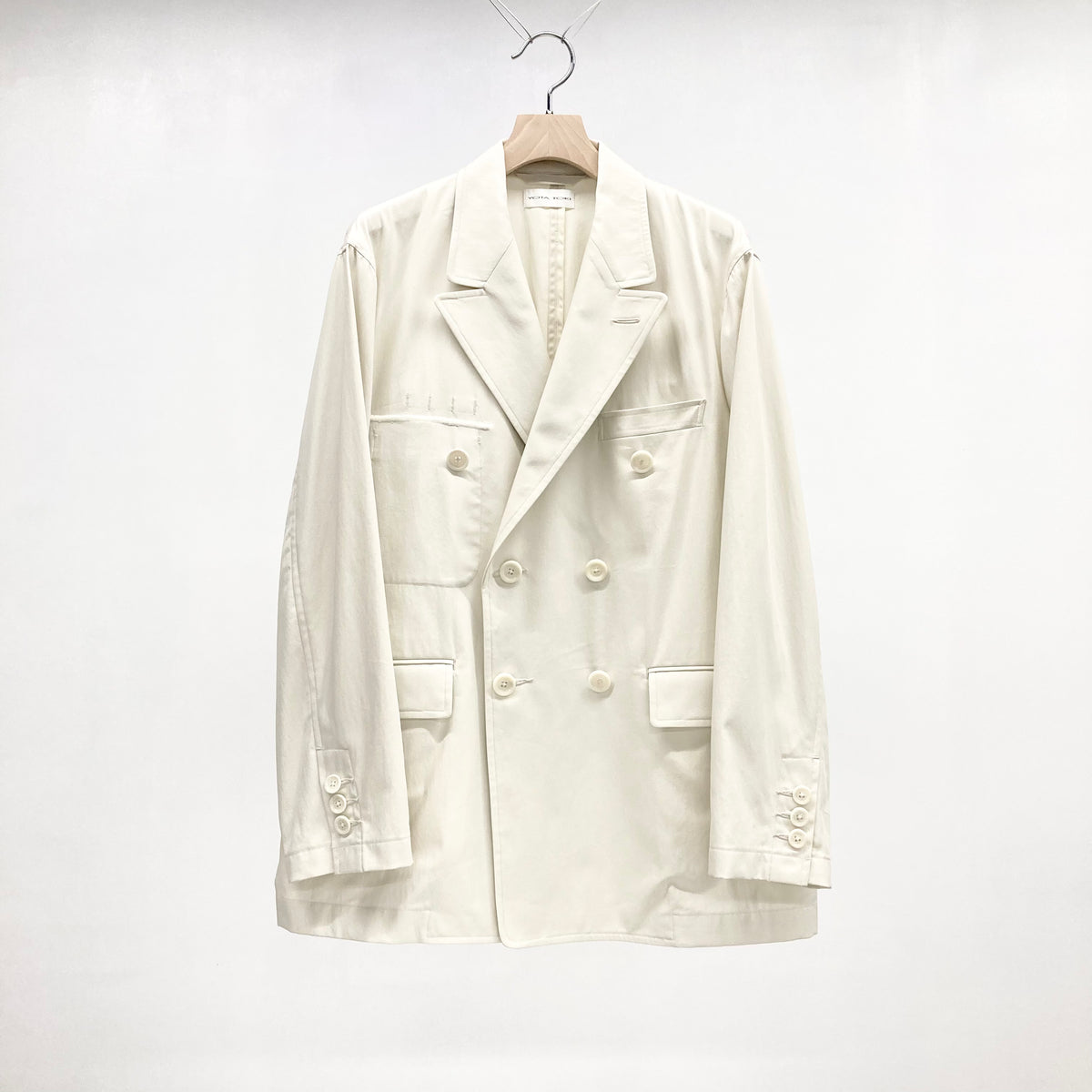 YOTA TOKI】DOUBLE BREASTED JACKET / Ivory – TOKIS
