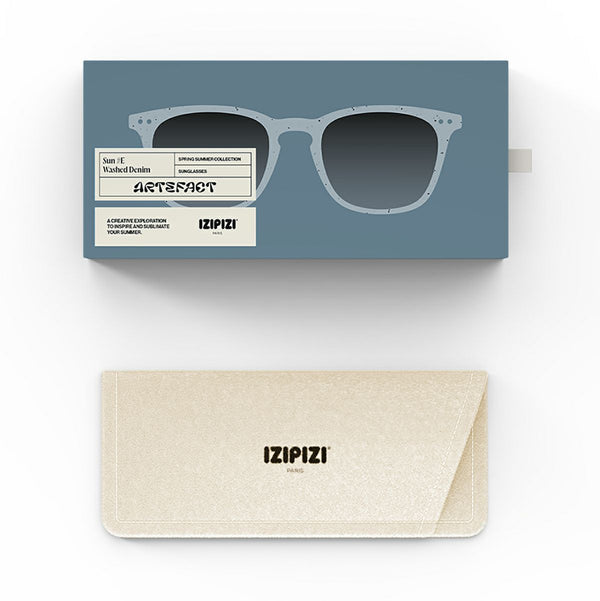 【IZIPIZI】#E ARTEFACT SUN / Washed Denim