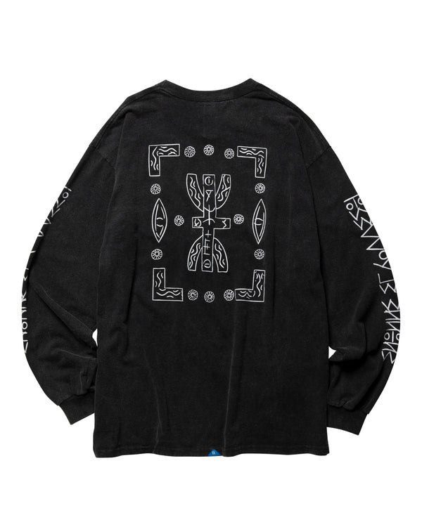 【Liberaiders】TIFINAGH LOGO L/S TEE / Black