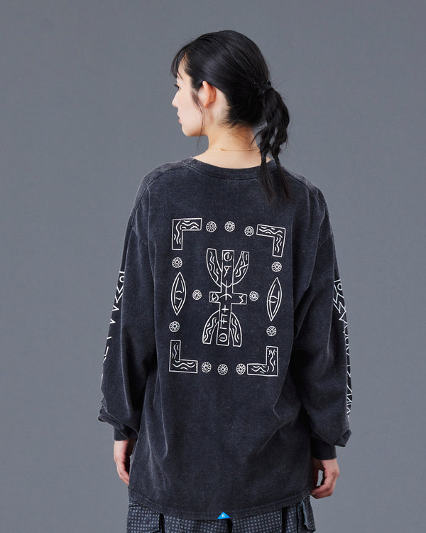【Liberaiders】TIFINAGH LOGO L/S TEE / Black