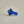 【 TIE A KNOT 】CRYSTAL BEADS RING with SILVER 925 / Sapphire × Sapphire #6
