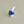 【 TIE A KNOT 】CRYSTAL BEADS RING with SILVER 925 / Sapphire × Sapphire #6