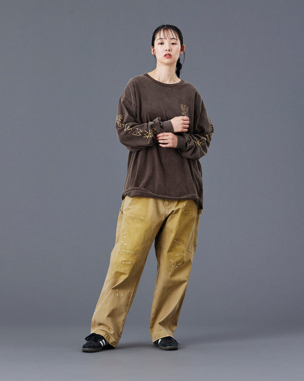 【Liberaiders】TIFINAGH LOGO L/S TEE / Brown