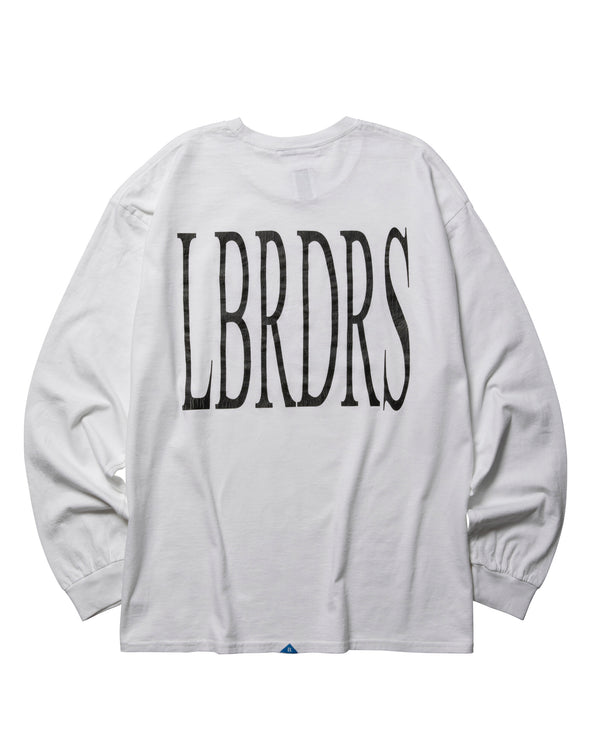 【Liberaiders】LBRDRS LOGO L/S TEE / White