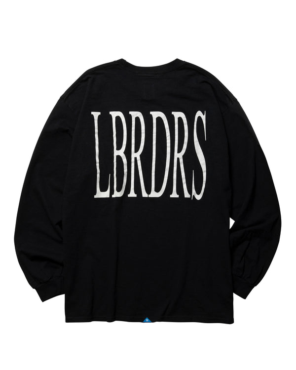 【Liberaiders】LBRDRS LOGO L/S TEE / Black