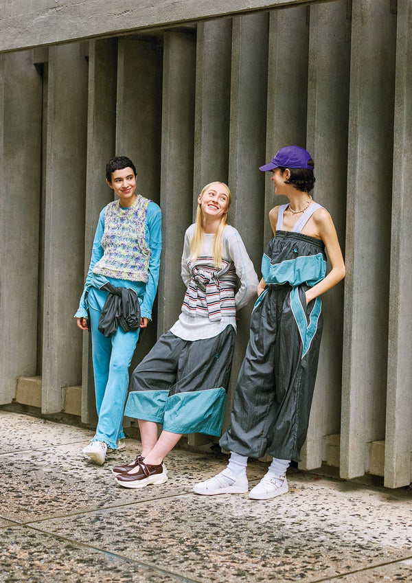 【 RhodolirioN 】KNIT VEST - FANCY YARN - / Purple