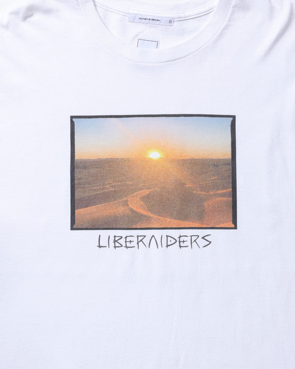 【Liberaiders】LBRDRS LOGO L/S TEE / White