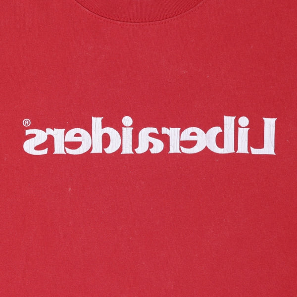 【Liberaiders】MIRROR LOGO TEE / RED