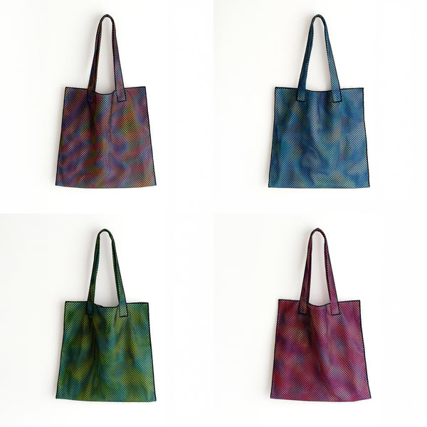 【 Super You Design 】Rainbow Structure Tote / Blue