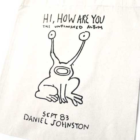 【 GRAPHIC WEAR & GOODS 】CARRY BAG " HI HOW ARE YOU " / Natural