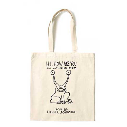 【 GRAPHIC WEAR & GOODS 】CARRY BAG " HI HOW ARE YOU " / Natural