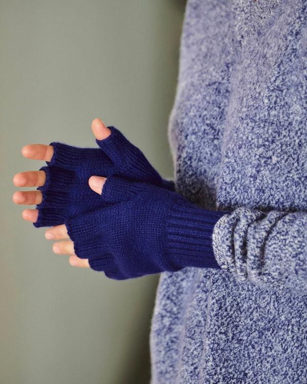 【 PICEA / ピセア 】GLOVES / Black × Right Purple
