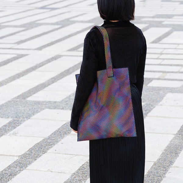【 Super You Design 】Rainbow Structure Tote / Mix