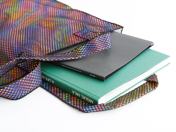 【 Super You Design 】Rainbow Structure Tote / Green