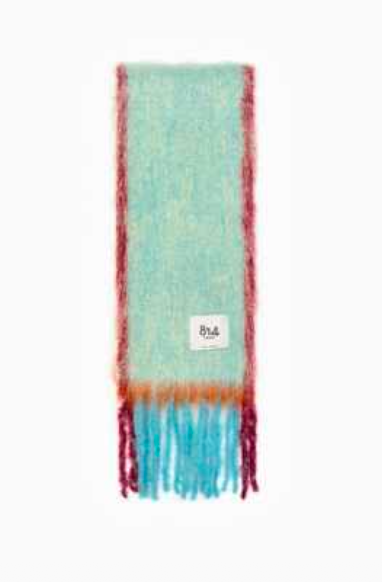 【 814 EZCARAY 】TWIST FRAME / Turquoise × Red