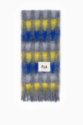 【 814 EZCARAY 】MIA / Gray × Blue × Yellow