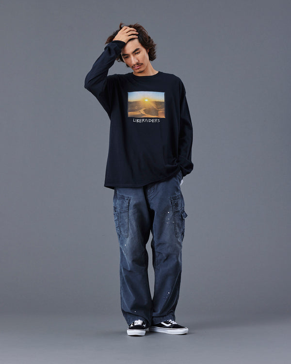 【Liberaiders】LBRDRS LOGO L/S TEE / Black