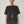 【 RIVER 】HALF-SLEEVE SLIT SHIRT / Black