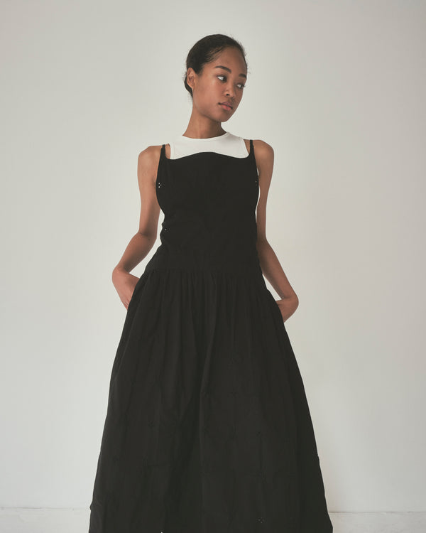 【 RIVER 】EMBROIDERED DRESS / Mint