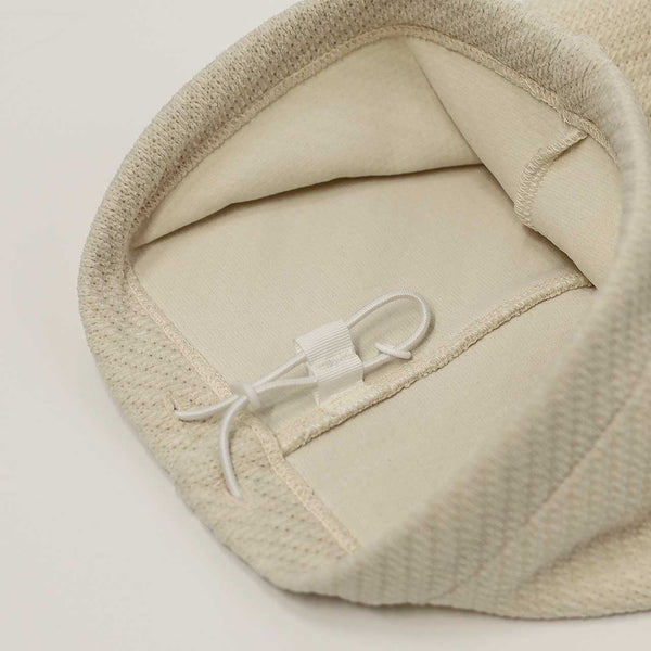 【CURLY】MOLLE YARN TWILL KNIT WIDE PANTS / Ivory