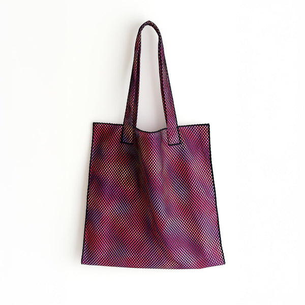 【 Super You Design 】Rainbow Structure Tote / Red