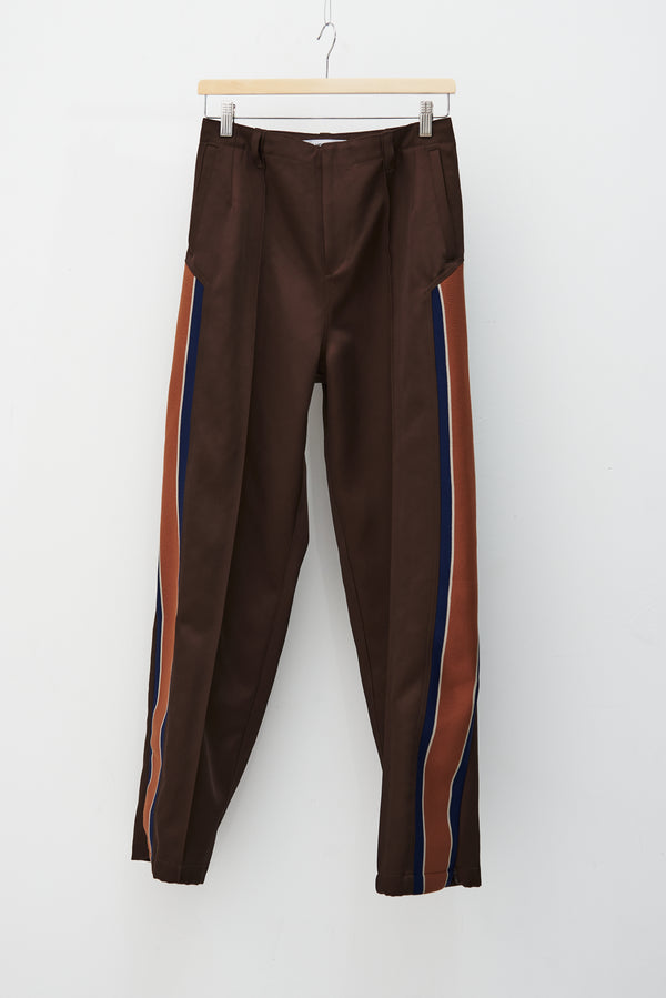 【 BIFURCATUM 】TRACK PANTS / Brown