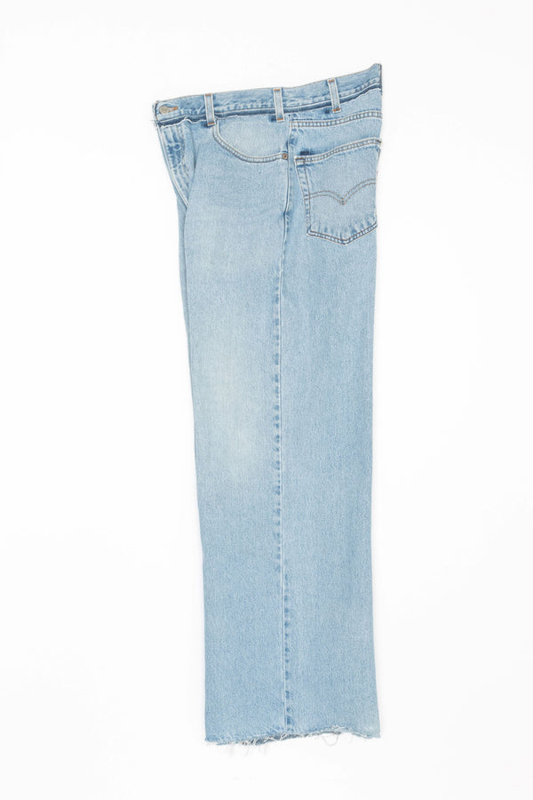 【 RIVER 】LEVIS REMAKE DENIM - EASY WIDE - / Blue