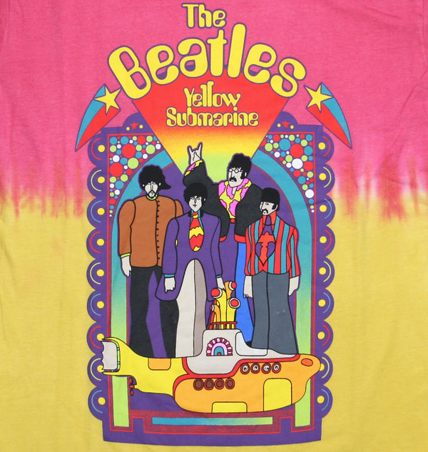 【 GRAPHIC WEAR & GOODS 】L-S TEE " YELLOW SUBMARINE " / Pink × Yellow