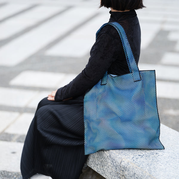【 Super You Design 】Rainbow Structure Tote / Blue