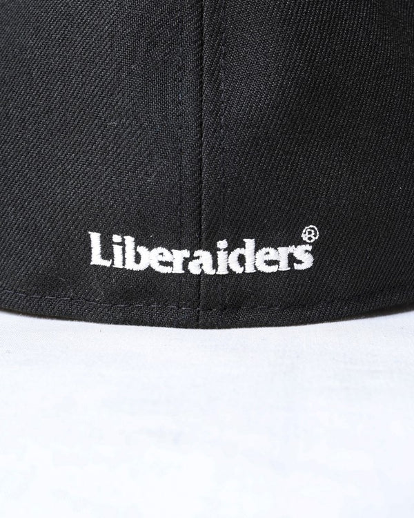【 Liberaiders 】5950 SB LR EMBROIDERY LOGO CAP / Black