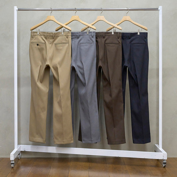 【 UNUSED 】TWILL STRETCH SLACKS / Gray
