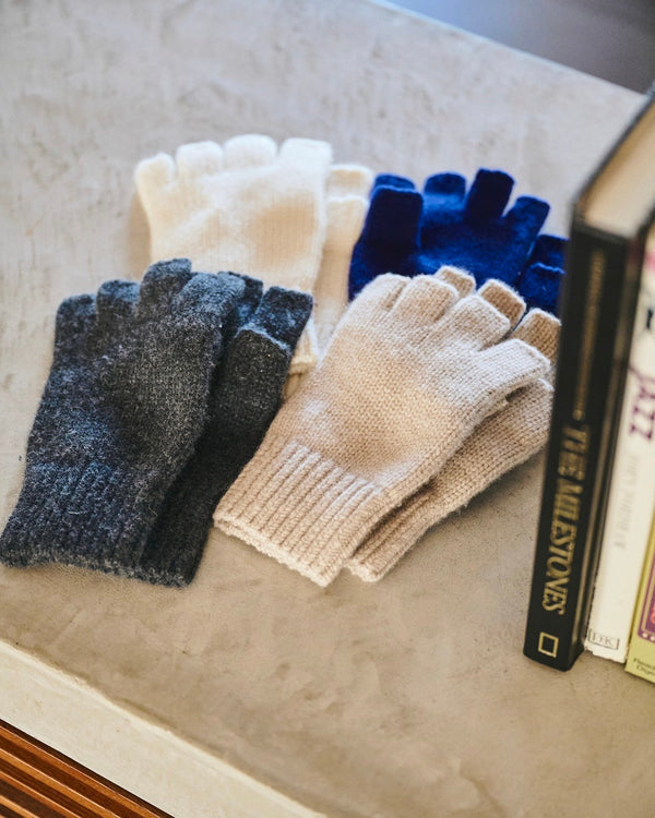 【 PICEA / ピセア 】GLOVES / Black × Right Purple