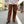 【 mii 】DIP DYED 5P BAGGY PANTS  / Chocolate