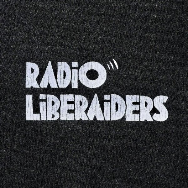 【Liberaiders】RADIO LIBERAIDERS TEE / Black