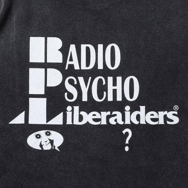 【Liberaiders】RADIO LIBERAIDERS TEE / Black
