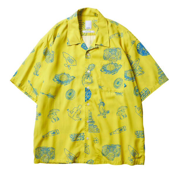 【Liberaiders】RAYON ALOHA SHIRT / YELLOW