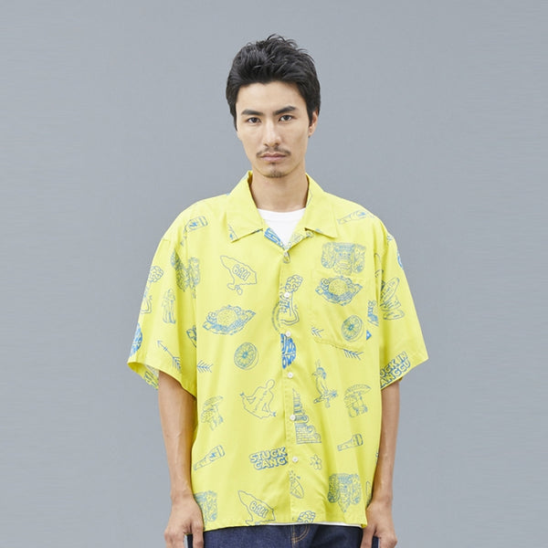 【Liberaiders】RAYON ALOHA SHIRT / YELLOW