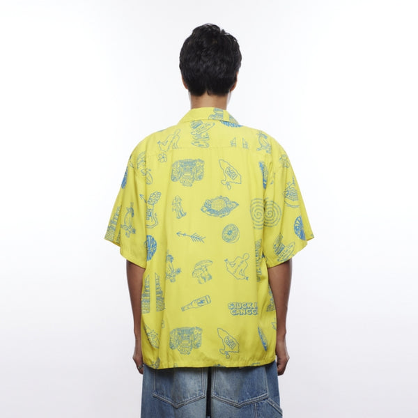 【Liberaiders】RAYON ALOHA SHIRT / YELLOW